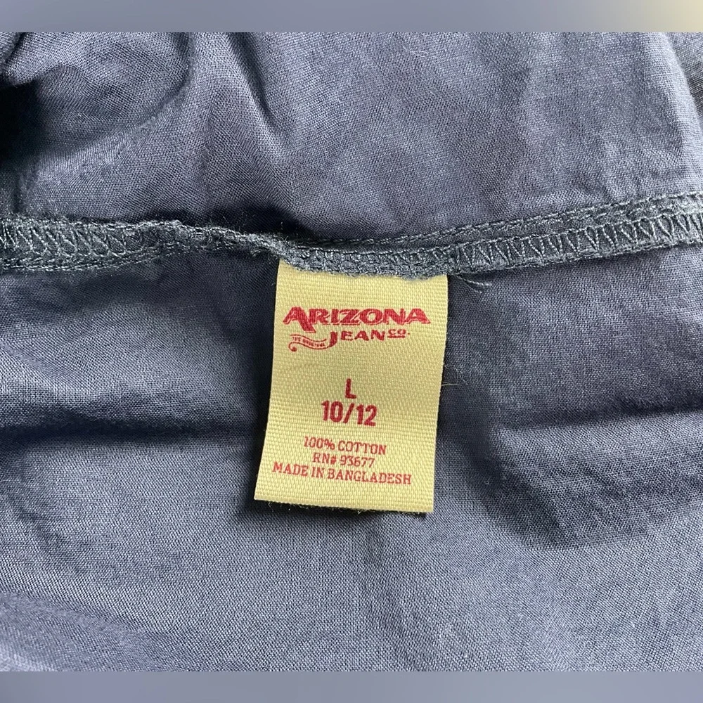 Arizona Jean Co. Girls Multicolor Floral Cotton Skirt Size Large 10/12